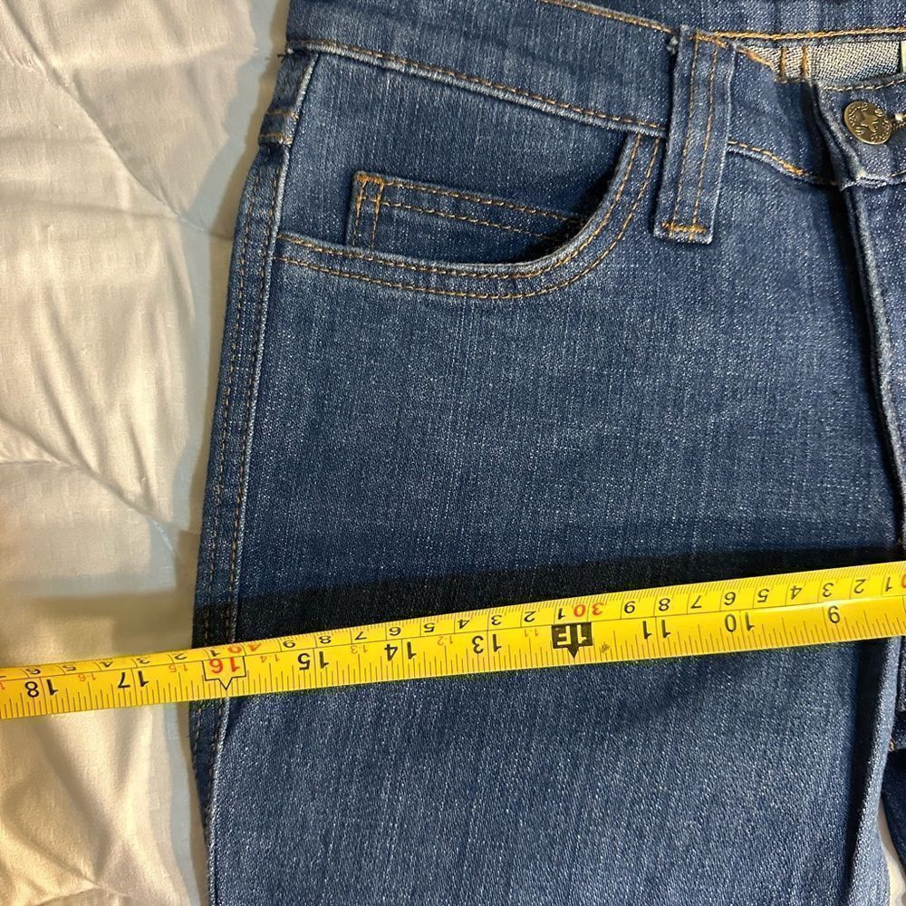 Frankie b Jeans Size 2, Inseam: 34 Inches. patchwork bootcut - Picture 6 of 14